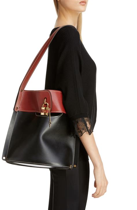 chloe bucket bag black|chloe aby bucket bag.